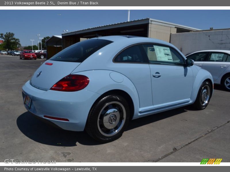 Denim Blue / Titan Black 2013 Volkswagen Beetle 2.5L