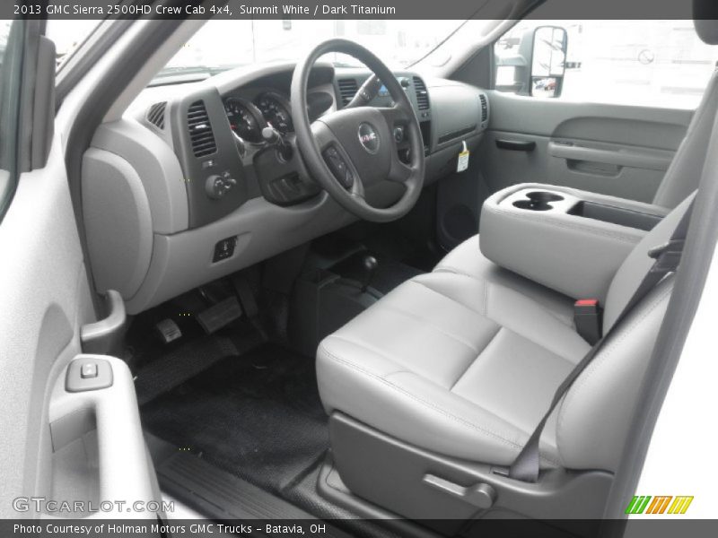 Summit White / Dark Titanium 2013 GMC Sierra 2500HD Crew Cab 4x4