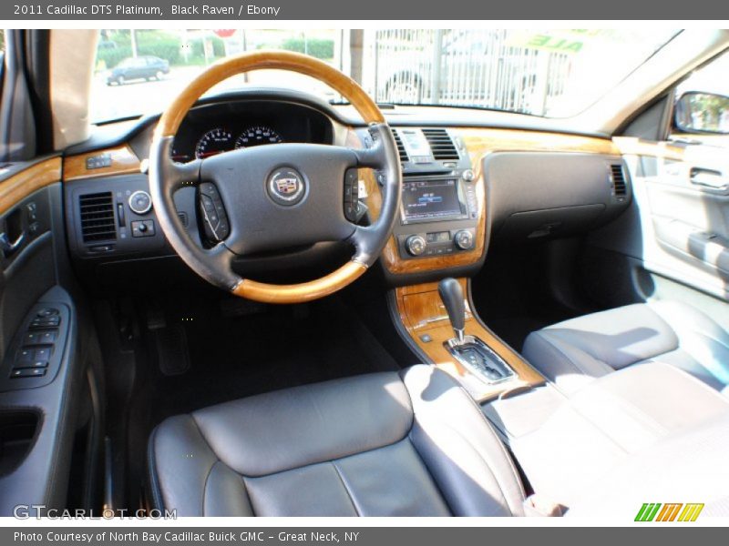 Ebony Interior - 2011 DTS Platinum 