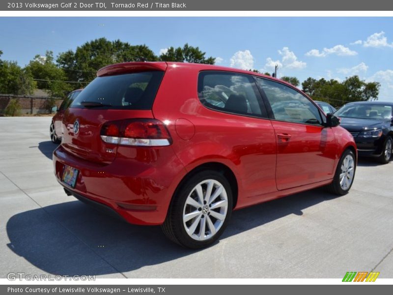 Tornado Red / Titan Black 2013 Volkswagen Golf 2 Door TDI