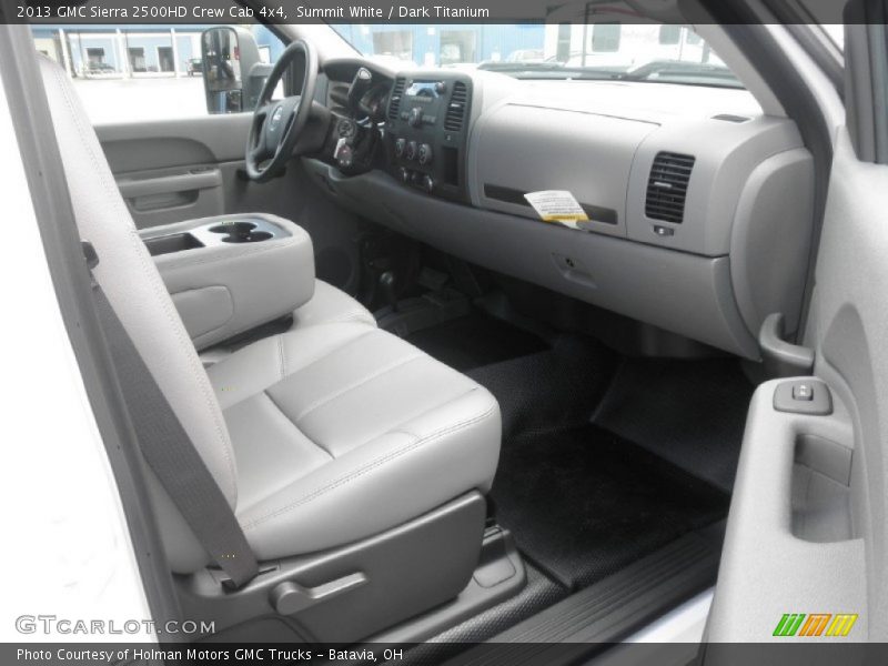 Summit White / Dark Titanium 2013 GMC Sierra 2500HD Crew Cab 4x4
