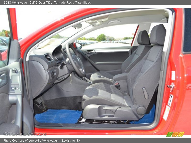 Tornado Red / Titan Black 2013 Volkswagen Golf 2 Door TDI