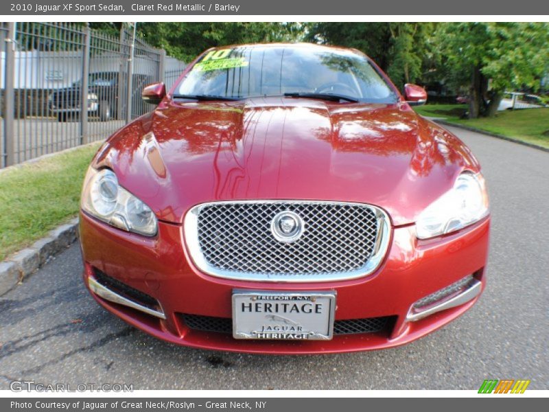 Claret Red Metallic / Barley 2010 Jaguar XF Sport Sedan