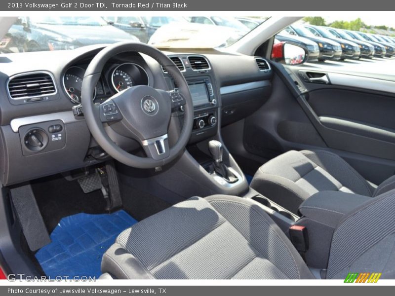Tornado Red / Titan Black 2013 Volkswagen Golf 2 Door TDI