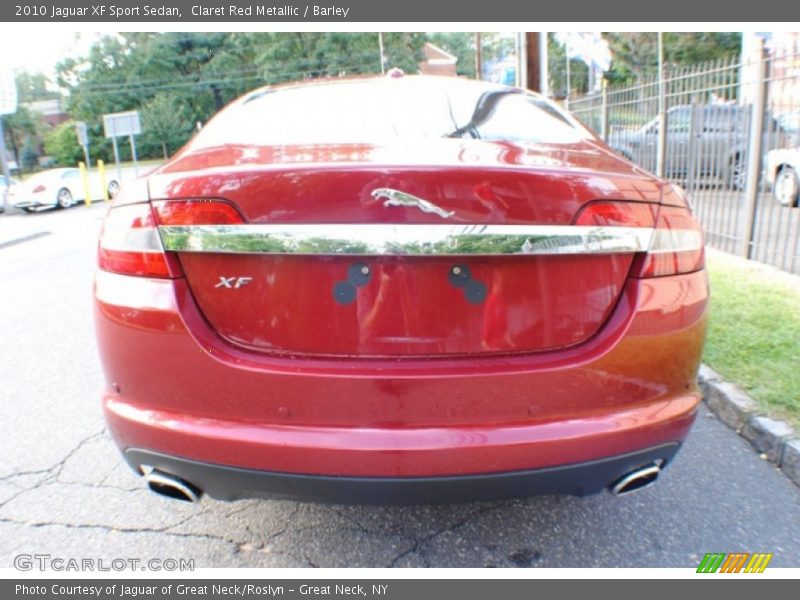 Claret Red Metallic / Barley 2010 Jaguar XF Sport Sedan