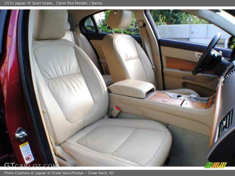 Claret Red Metallic / Barley 2010 Jaguar XF Sport Sedan