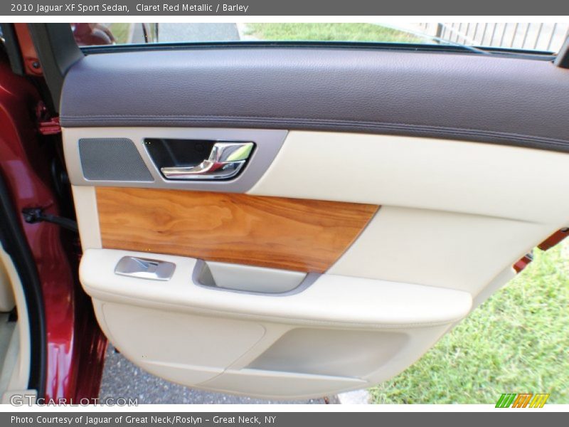 Claret Red Metallic / Barley 2010 Jaguar XF Sport Sedan