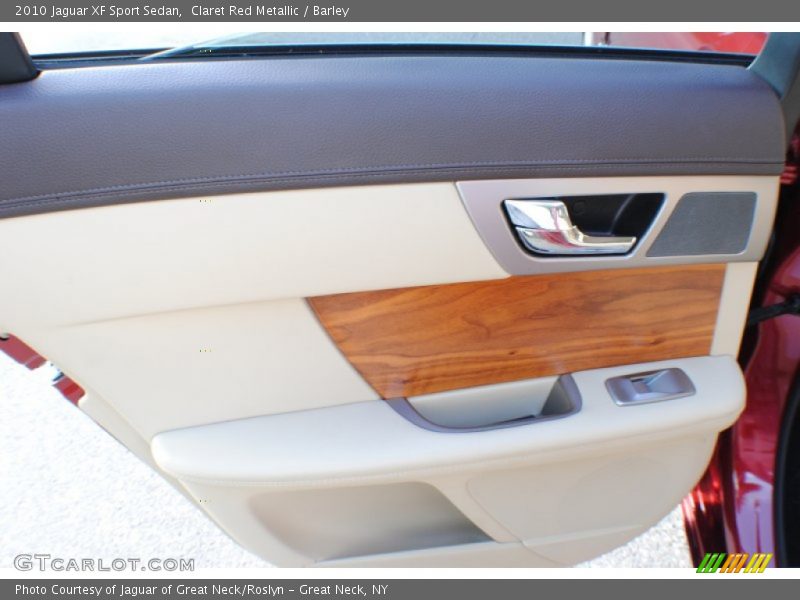 Claret Red Metallic / Barley 2010 Jaguar XF Sport Sedan