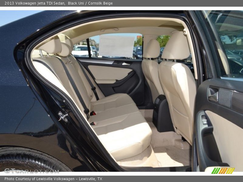 Black Uni / Cornsilk Beige 2013 Volkswagen Jetta TDI Sedan