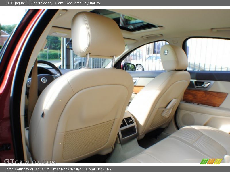 Claret Red Metallic / Barley 2010 Jaguar XF Sport Sedan