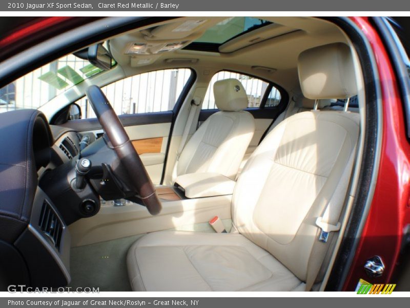 Claret Red Metallic / Barley 2010 Jaguar XF Sport Sedan