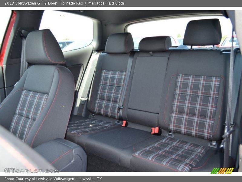 Rear Seat of 2013 GTI 2 Door