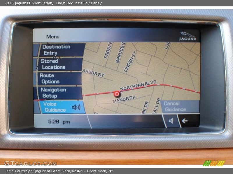 Claret Red Metallic / Barley 2010 Jaguar XF Sport Sedan