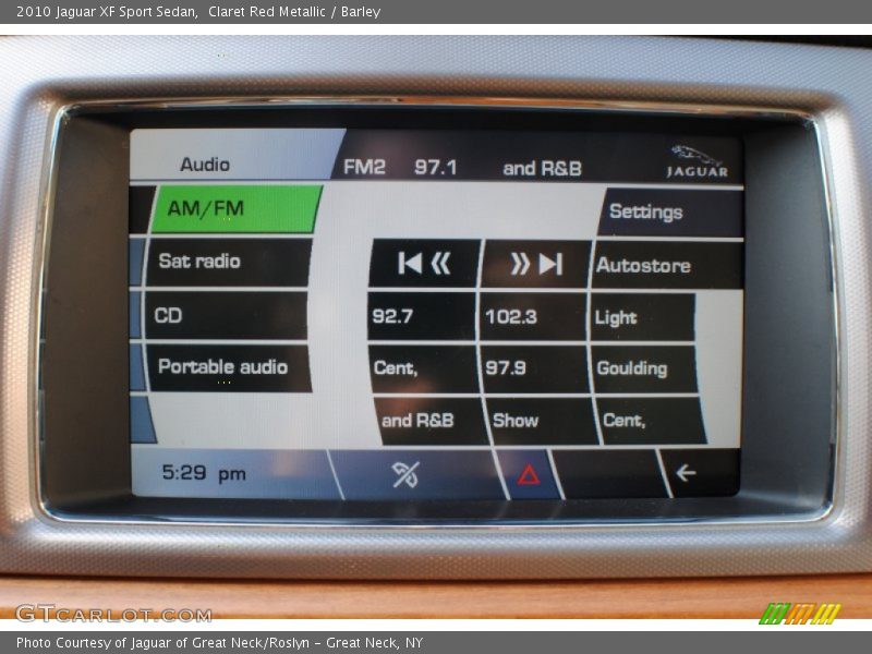 Claret Red Metallic / Barley 2010 Jaguar XF Sport Sedan