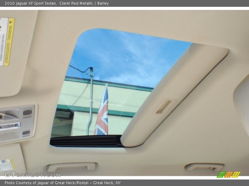 Claret Red Metallic / Barley 2010 Jaguar XF Sport Sedan
