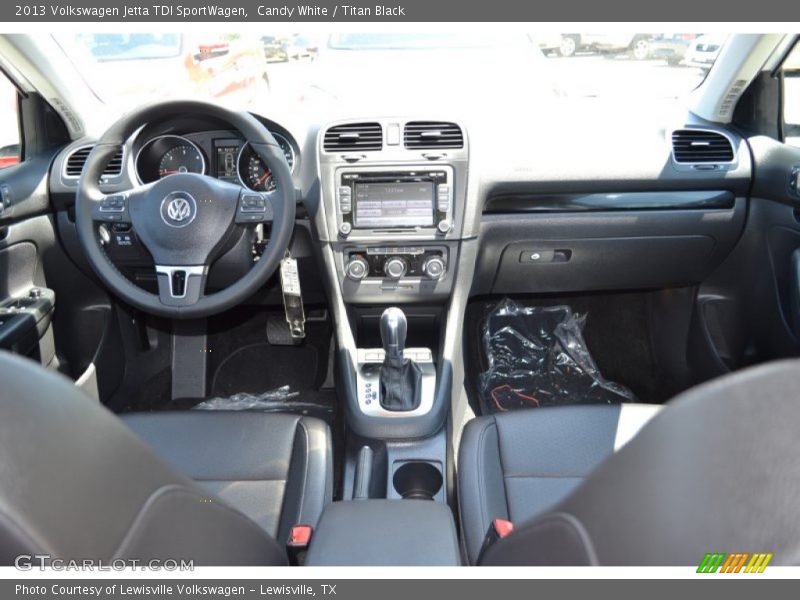 Candy White / Titan Black 2013 Volkswagen Jetta TDI SportWagen