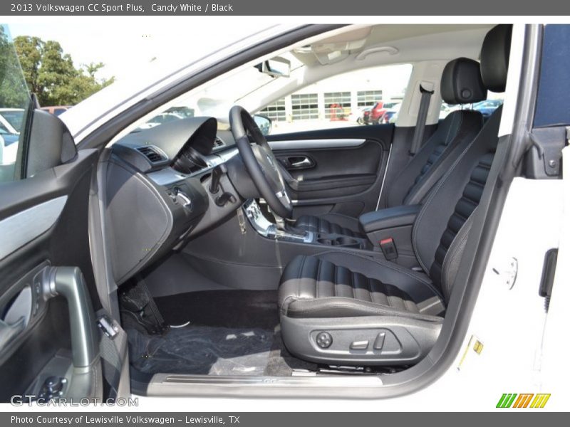 Candy White / Black 2013 Volkswagen CC Sport Plus