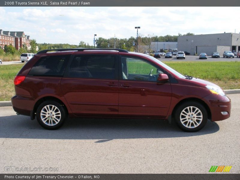 Salsa Red Pearl / Fawn 2008 Toyota Sienna XLE