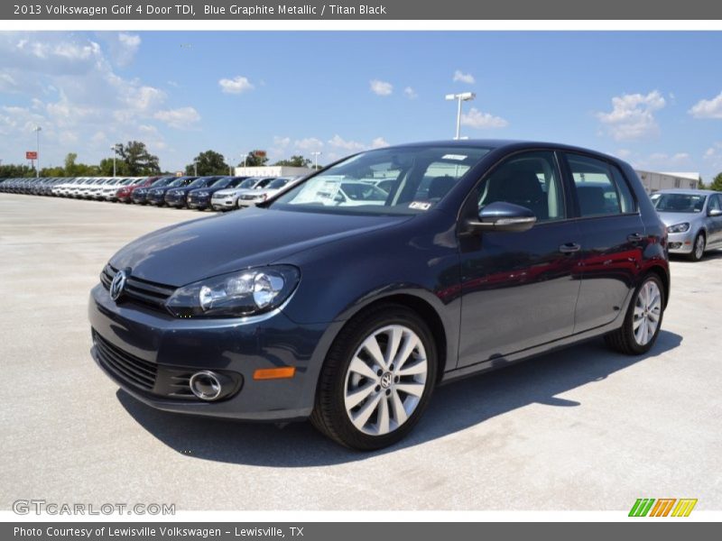 Blue Graphite Metallic / Titan Black 2013 Volkswagen Golf 4 Door TDI