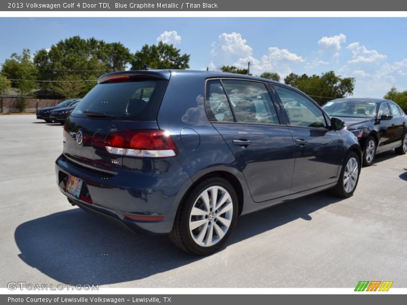 Blue Graphite Metallic / Titan Black 2013 Volkswagen Golf 4 Door TDI