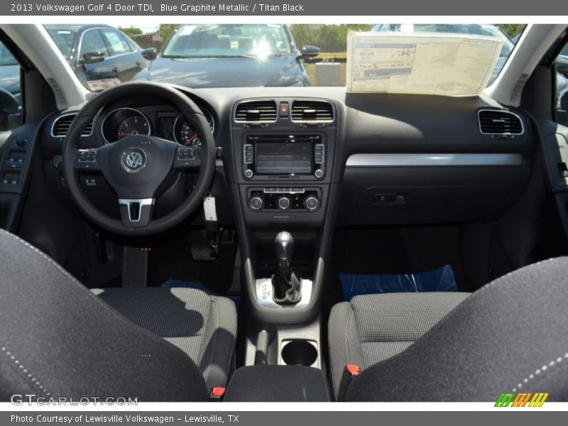 Blue Graphite Metallic / Titan Black 2013 Volkswagen Golf 4 Door TDI