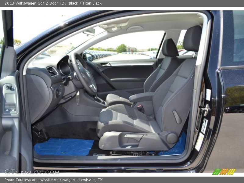 Black / Titan Black 2013 Volkswagen Golf 2 Door TDI