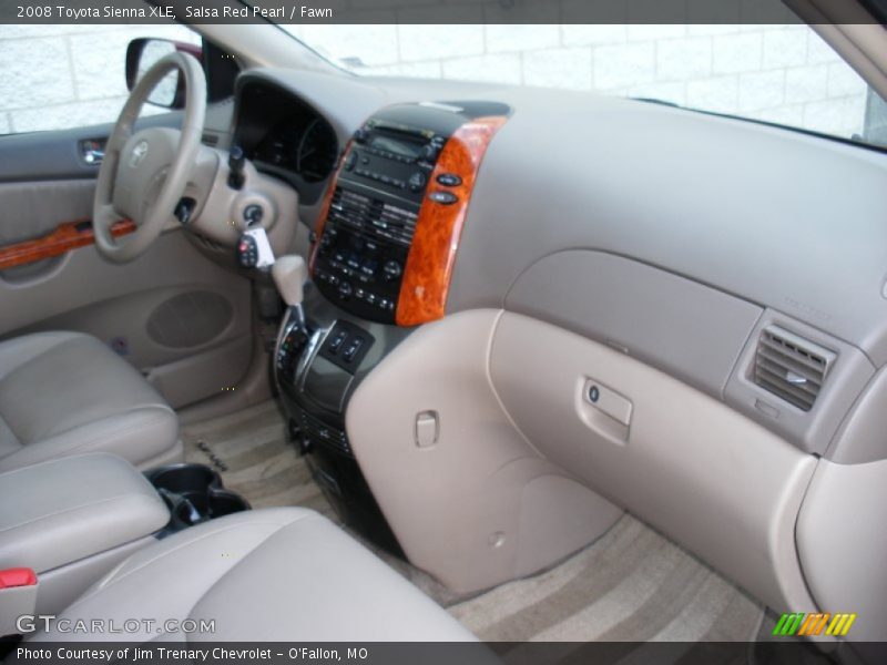 Salsa Red Pearl / Fawn 2008 Toyota Sienna XLE