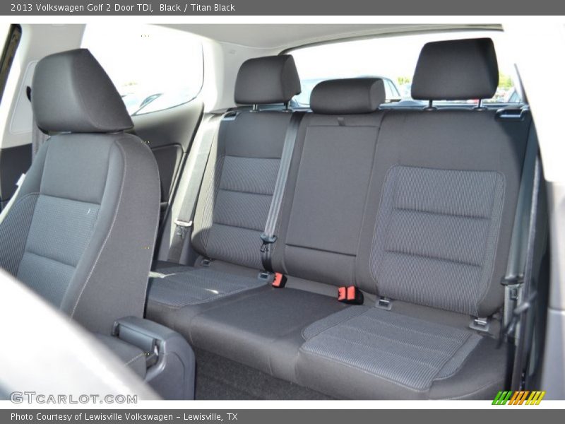 Black / Titan Black 2013 Volkswagen Golf 2 Door TDI