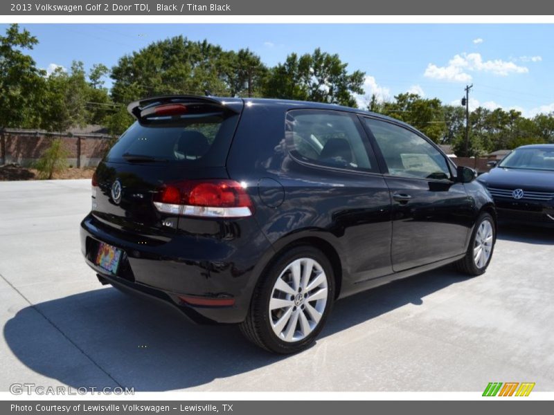 Black / Titan Black 2013 Volkswagen Golf 2 Door TDI