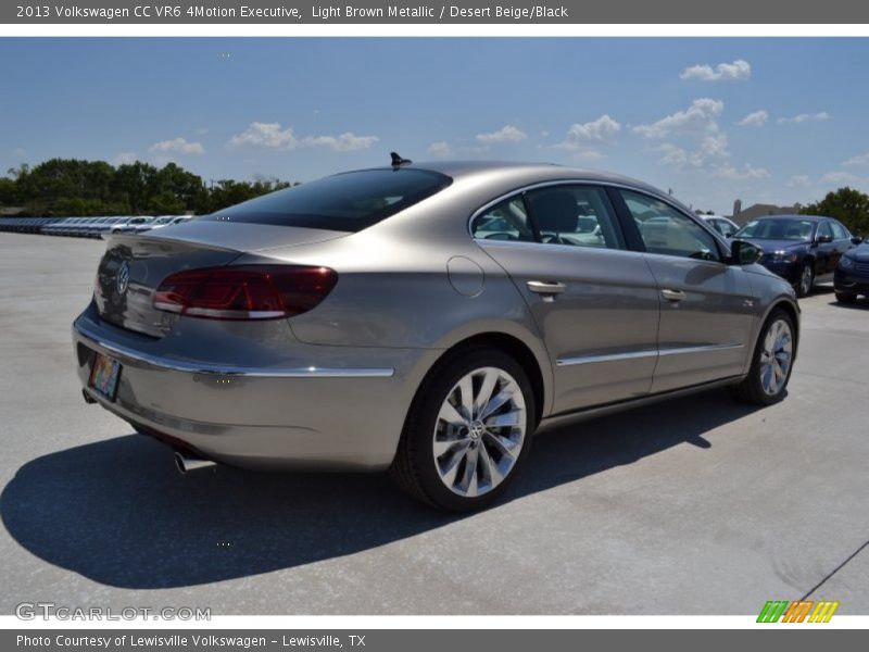 Light Brown Metallic / Desert Beige/Black 2013 Volkswagen CC VR6 4Motion Executive