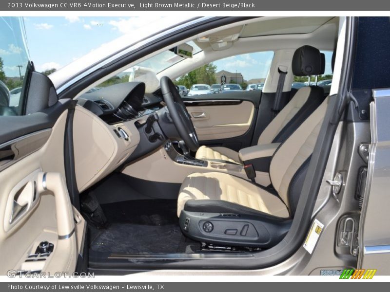 Light Brown Metallic / Desert Beige/Black 2013 Volkswagen CC VR6 4Motion Executive