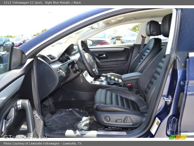 Night Blue Metallic / Black 2013 Volkswagen CC Sport