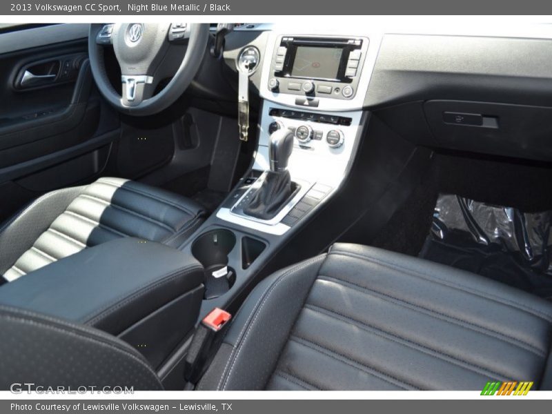 Night Blue Metallic / Black 2013 Volkswagen CC Sport