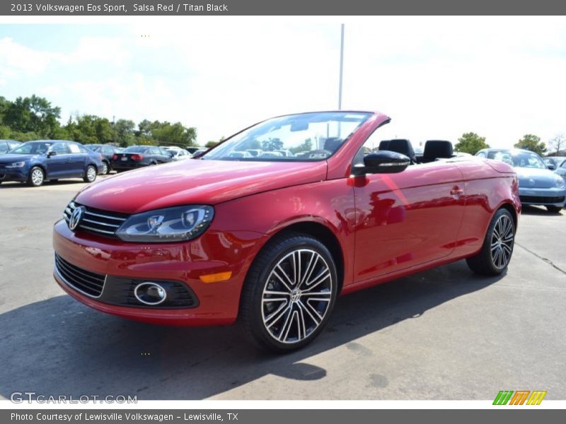 Front 3/4 View of 2013 Eos Sport