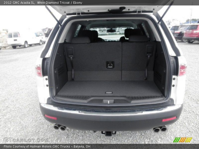 White Diamond Tricoat / Ebony 2012 GMC Acadia SL