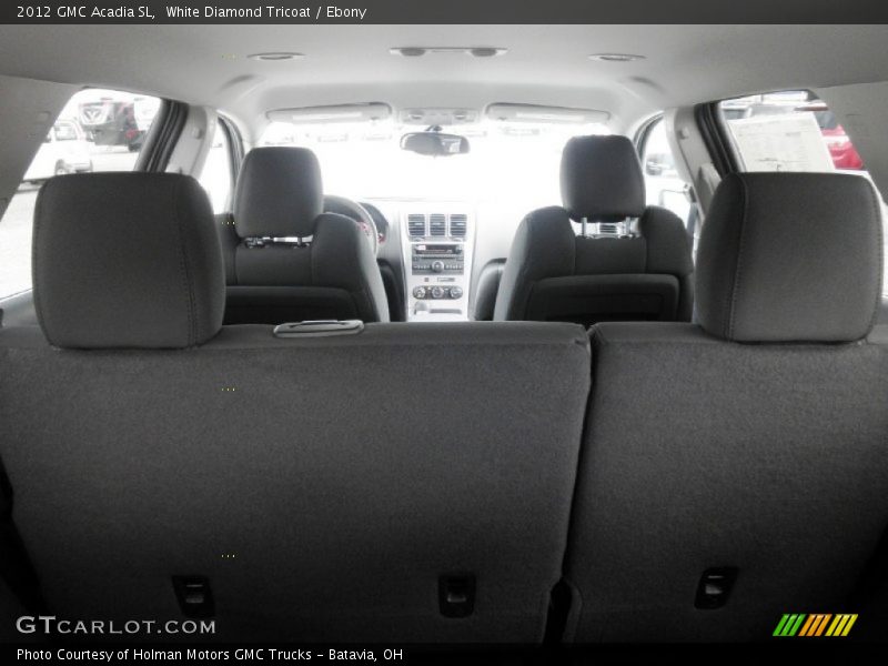 White Diamond Tricoat / Ebony 2012 GMC Acadia SL