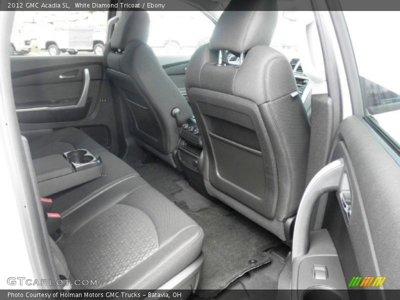 White Diamond Tricoat / Ebony 2012 GMC Acadia SL