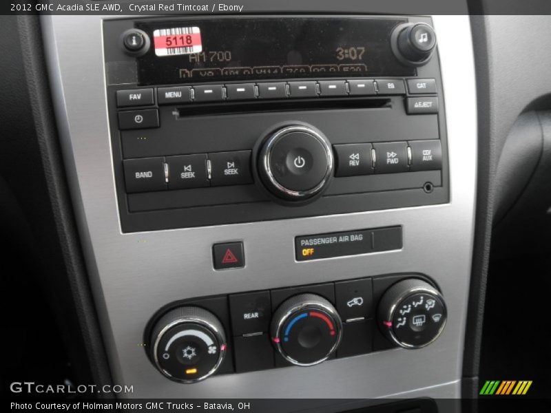 Crystal Red Tintcoat / Ebony 2012 GMC Acadia SLE AWD