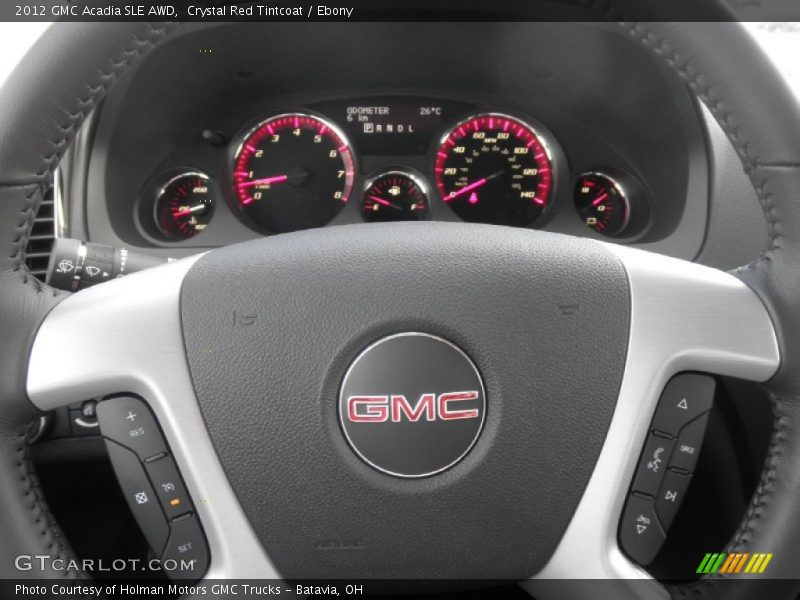 Crystal Red Tintcoat / Ebony 2012 GMC Acadia SLE AWD