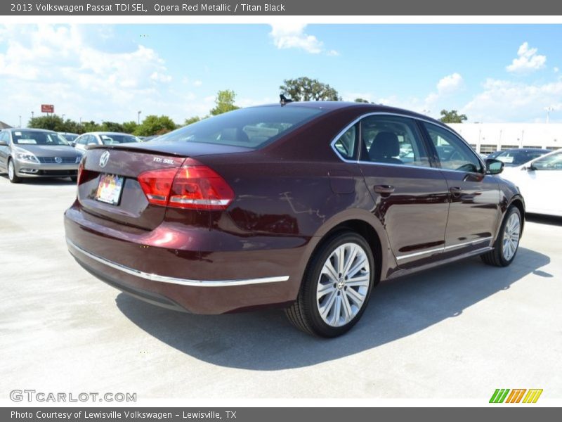 Opera Red Metallic / Titan Black 2013 Volkswagen Passat TDI SEL
