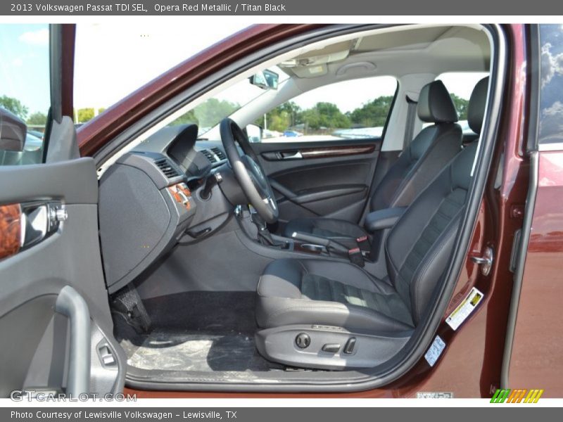 Opera Red Metallic / Titan Black 2013 Volkswagen Passat TDI SEL