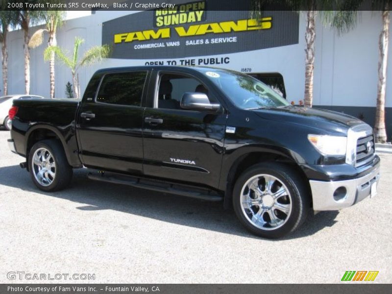 Black / Graphite Gray 2008 Toyota Tundra SR5 CrewMax