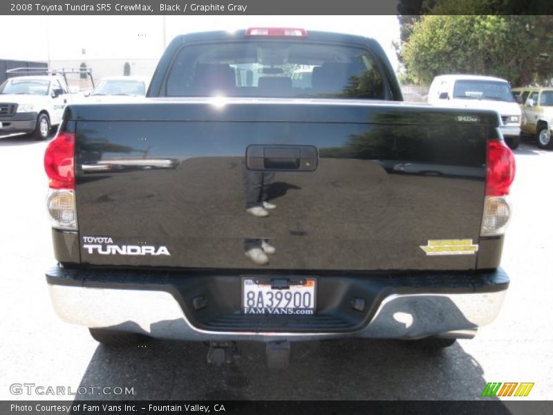 Black / Graphite Gray 2008 Toyota Tundra SR5 CrewMax
