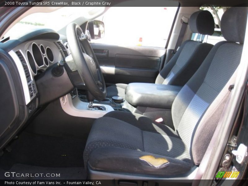 Black / Graphite Gray 2008 Toyota Tundra SR5 CrewMax