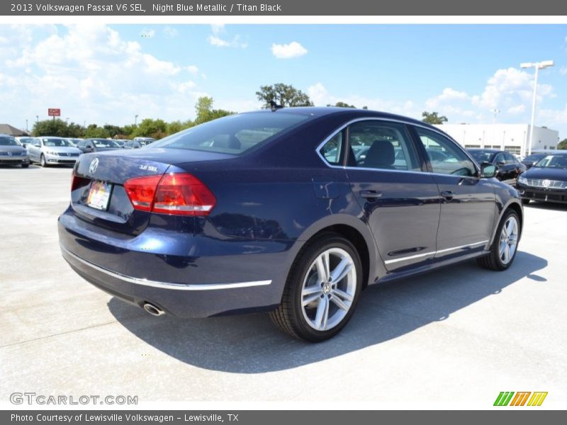 Night Blue Metallic / Titan Black 2013 Volkswagen Passat V6 SEL