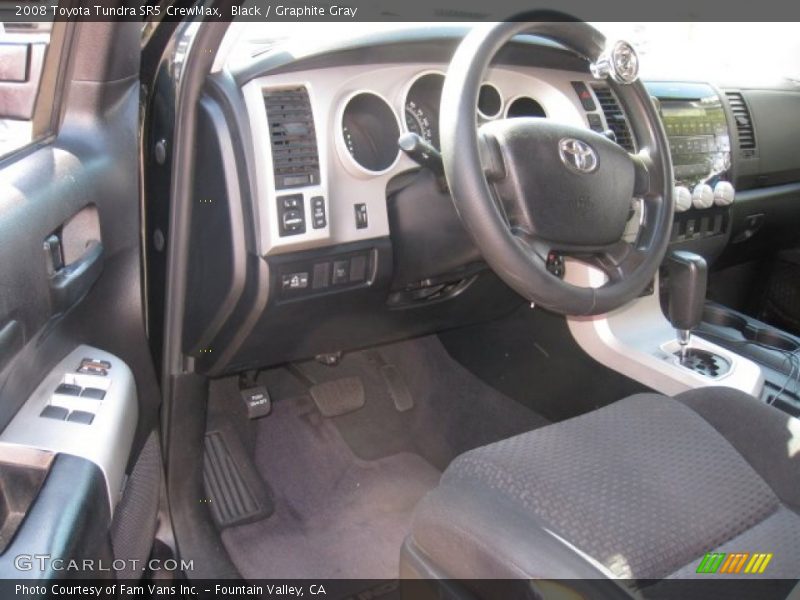 Black / Graphite Gray 2008 Toyota Tundra SR5 CrewMax