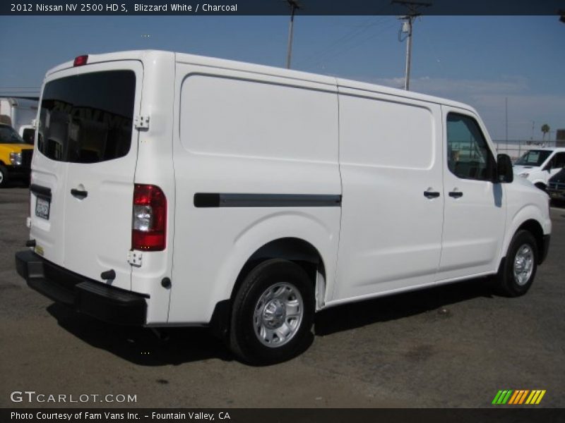 Blizzard White / Charcoal 2012 Nissan NV 2500 HD S