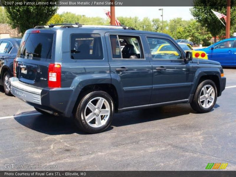 Steel Blue Metallic / Pastel Slate Gray 2007 Jeep Patriot Limited 4x4