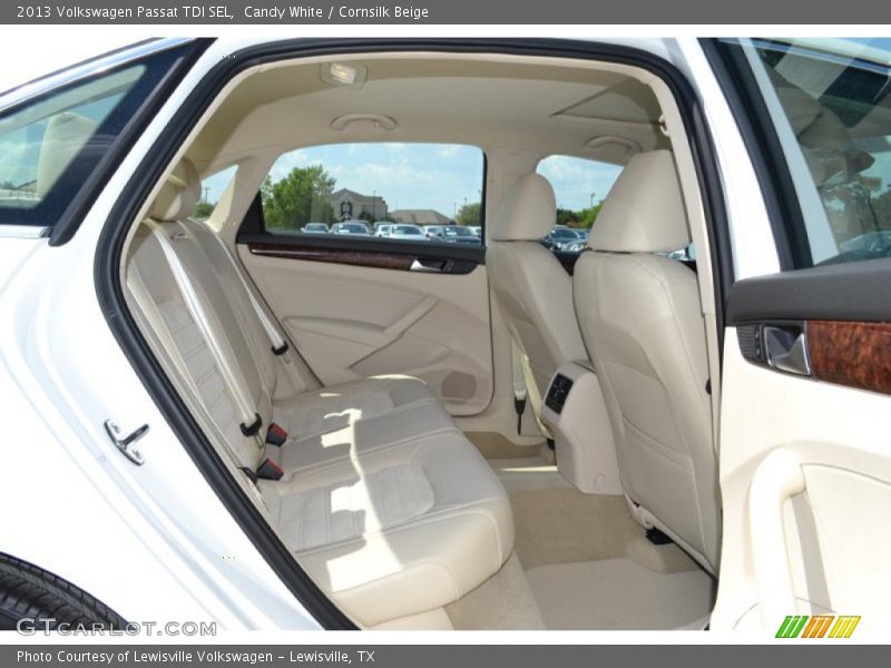 Candy White / Cornsilk Beige 2013 Volkswagen Passat TDI SEL