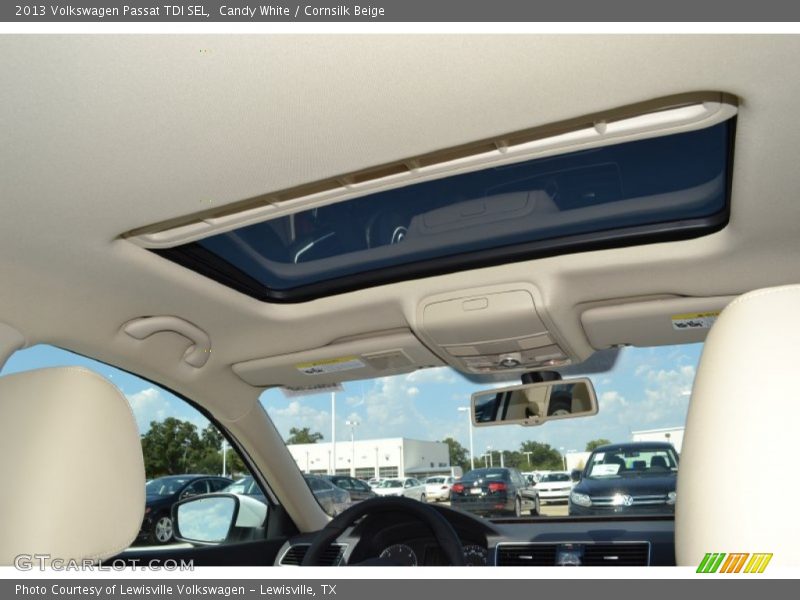 Candy White / Cornsilk Beige 2013 Volkswagen Passat TDI SEL